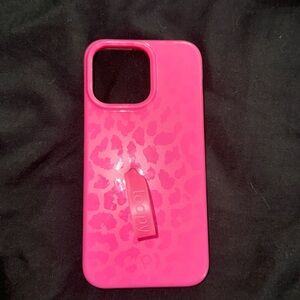 Loopy pink leopard iPhone 15 Pro Max